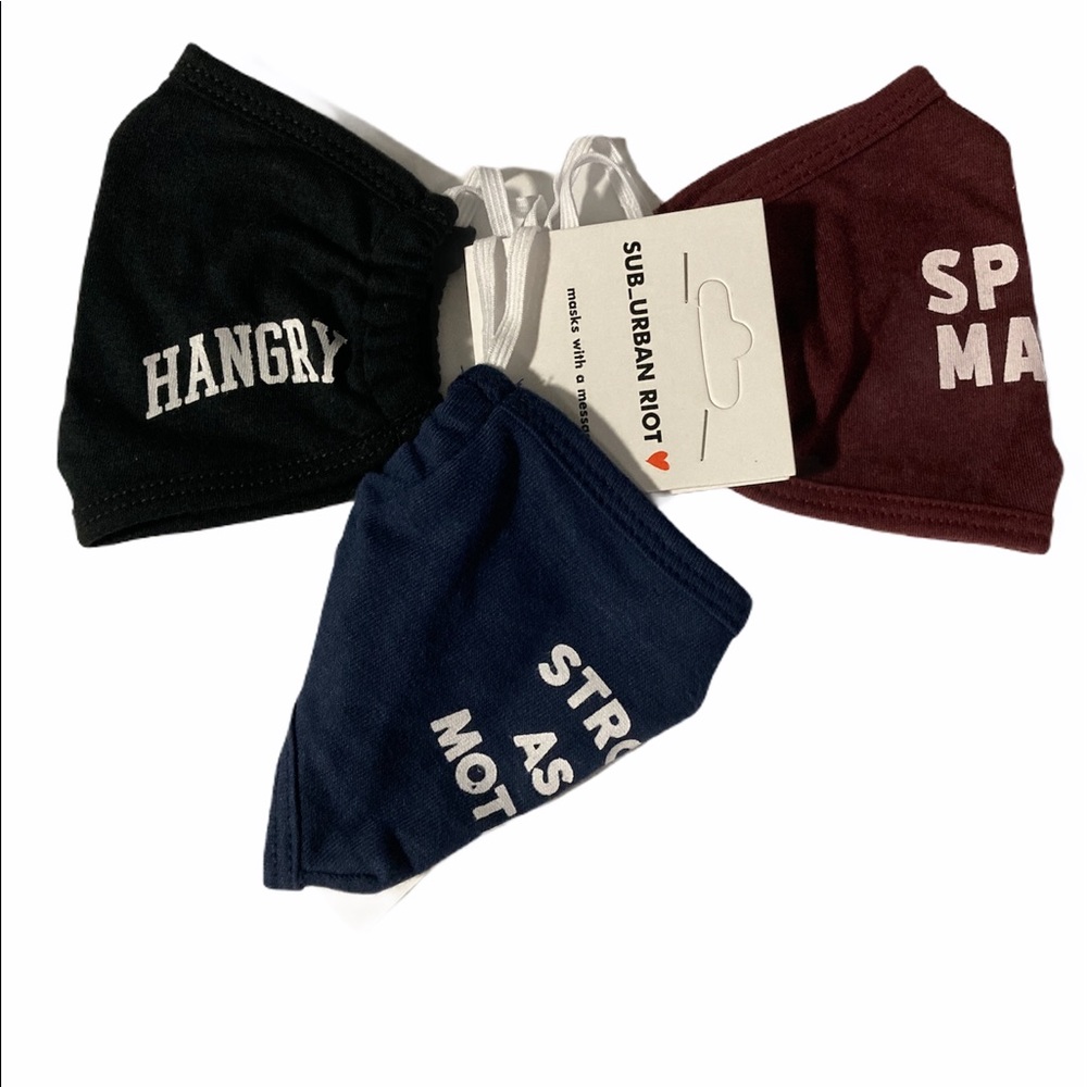 Sub_Urban Riot ADJUSTABLE MASK 3 PACK  Unisex